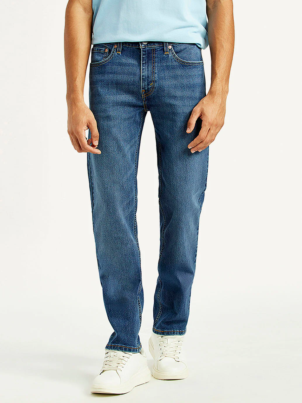 Men's 511 Med Indigo Slim Fit Mid Rise Jeans - Image 3
