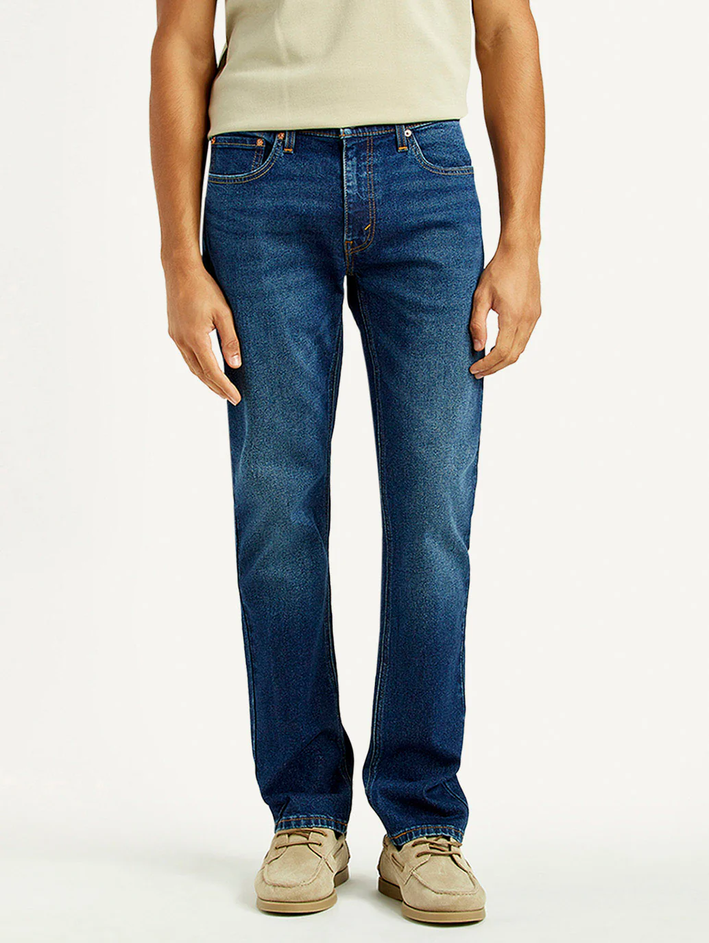 Men's 511 Dark Indigo Slim Fit Mid Rise Jeans - Image 2