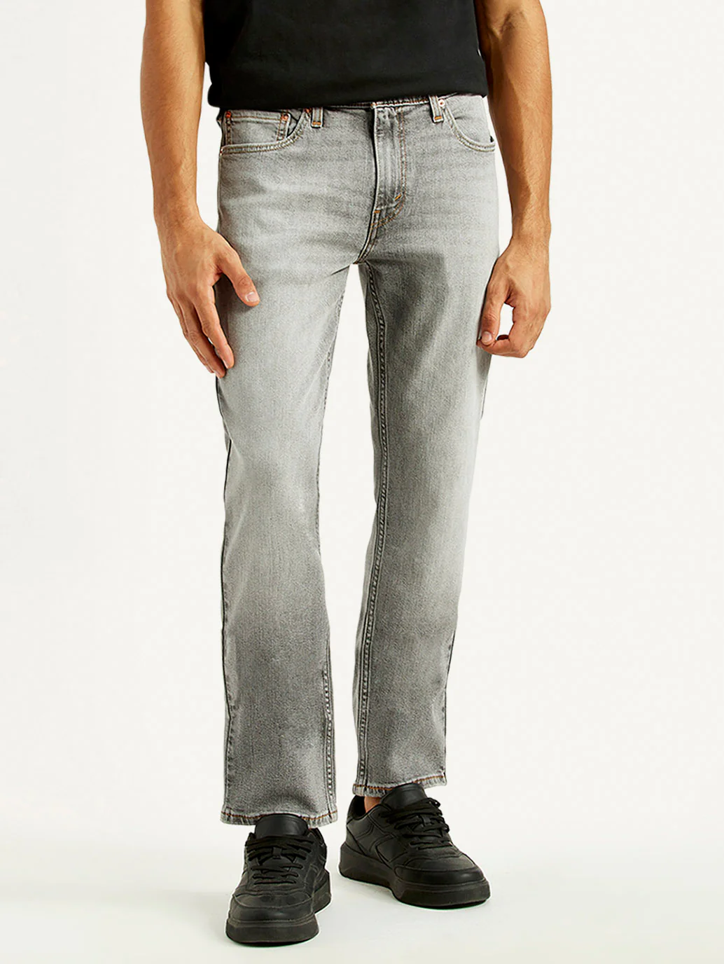 Men's 511 Light Grey Slim Fit Mid Rise Jeans - Image 3