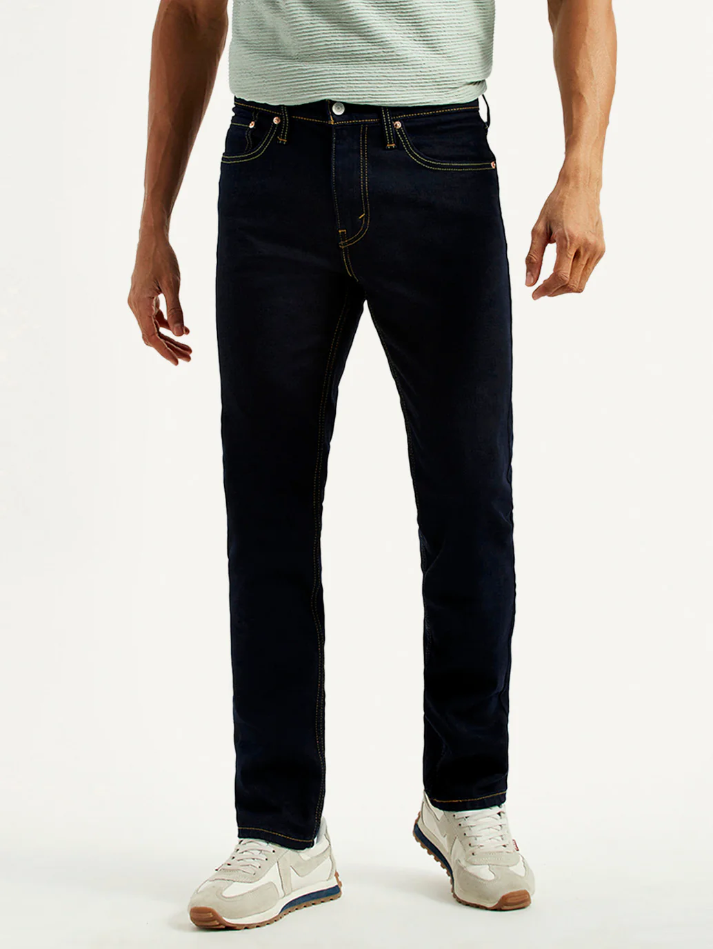 Men's 511 Dark Indigo Slim Fit Mid Rise Jeans - Image 2