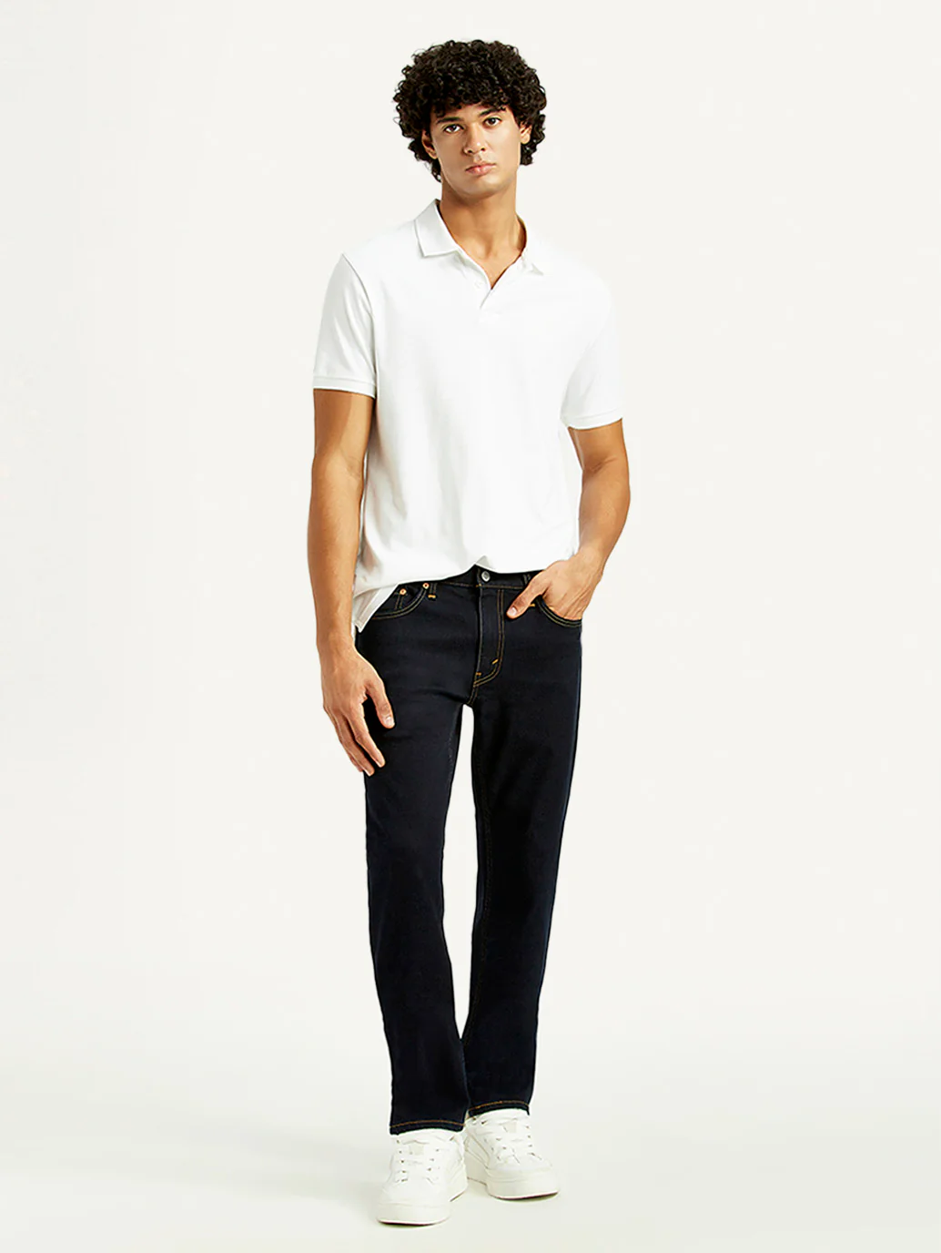 Men's 511 Dark Indigo Slim Fit Mid Rise Jeans - Image 7