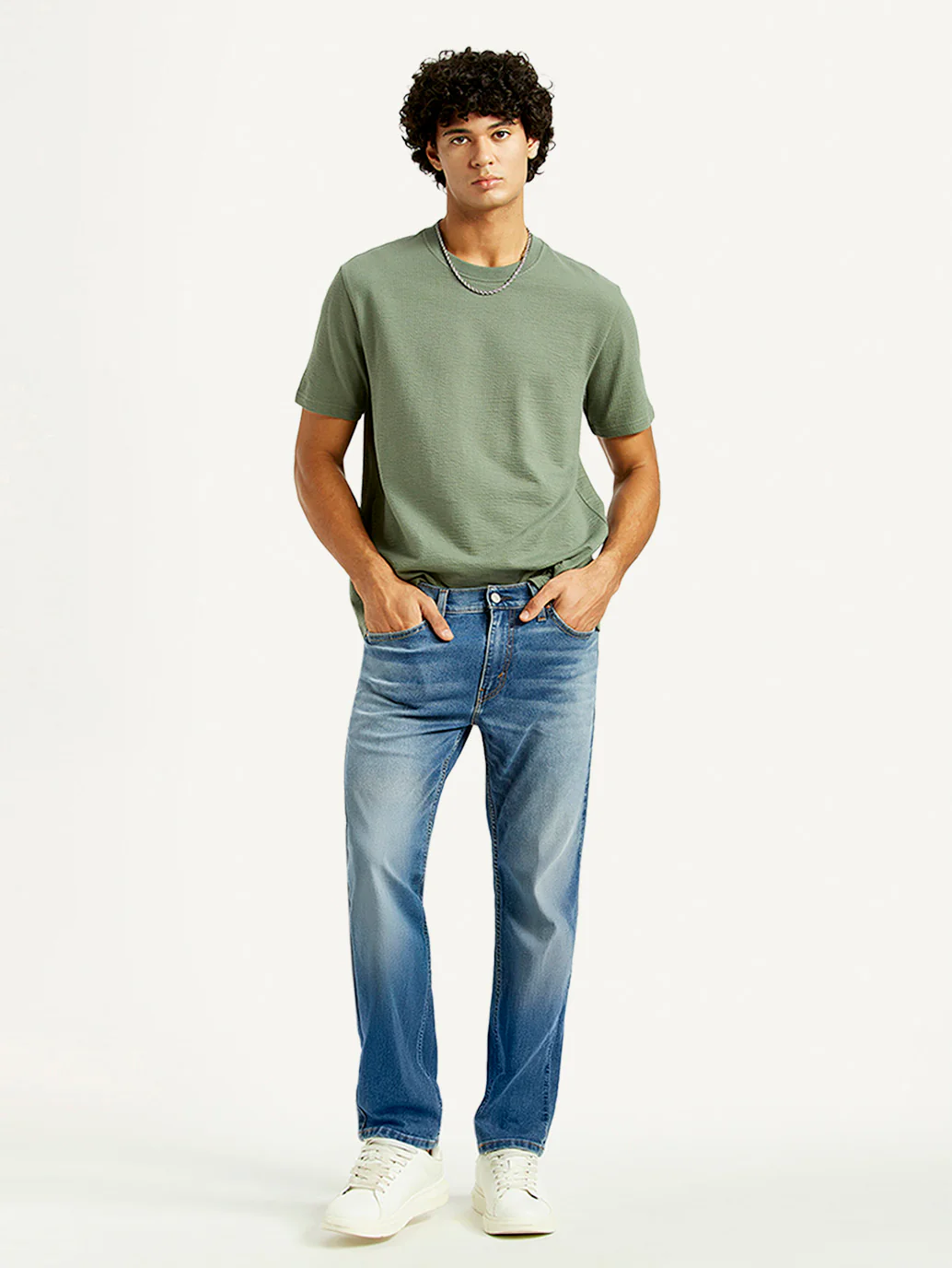 Men's 511 Med Indigo Slim Fit Mid Rise Jeans