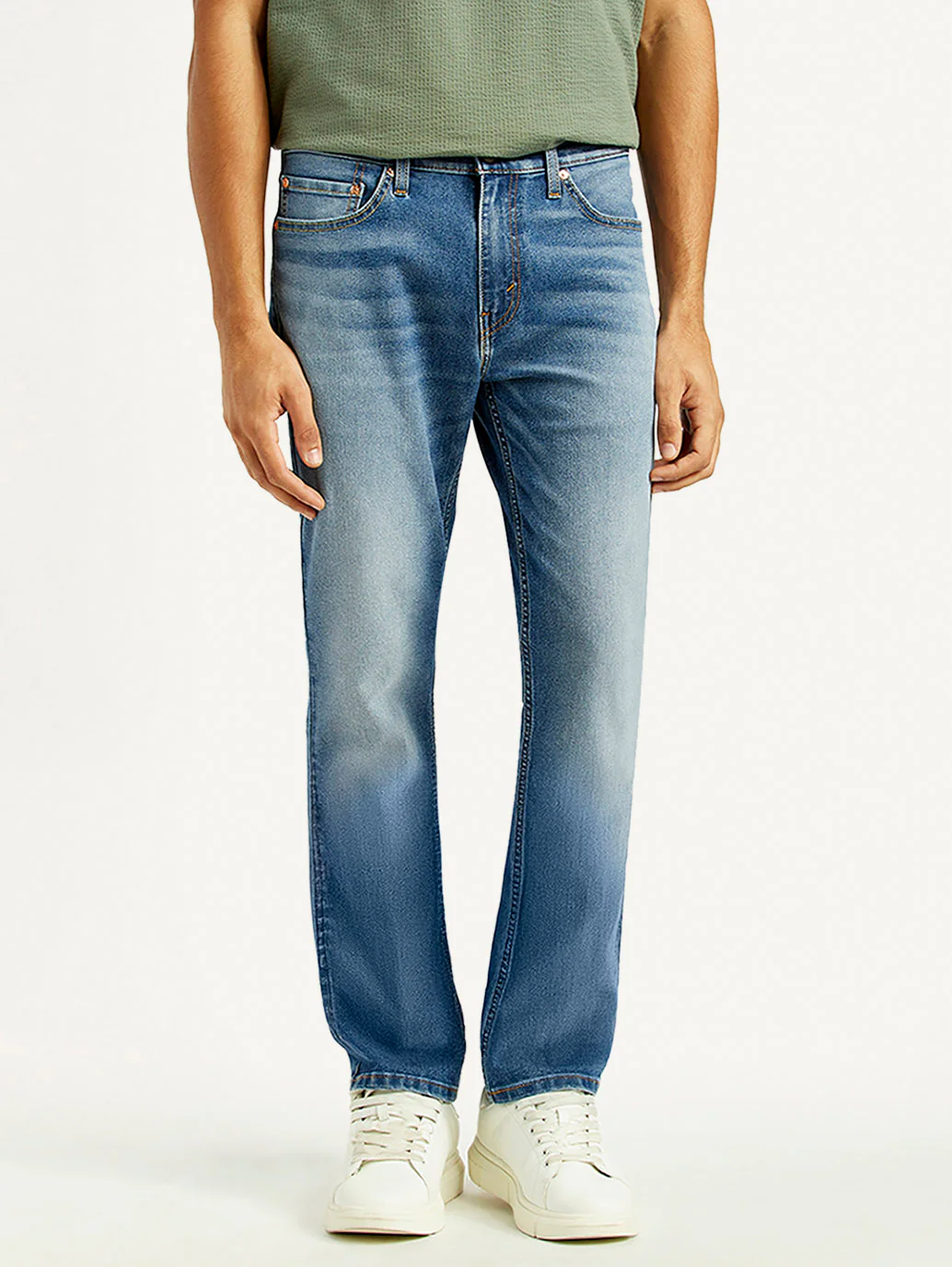 Men's 511 Med Indigo Slim Fit Mid Rise Jeans - Image 3