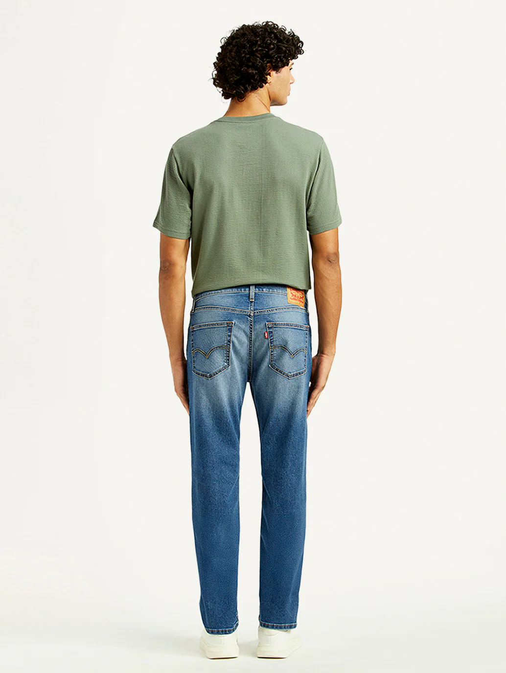 Men's 511 Med Indigo Slim Fit Mid Rise Jeans - Image 5