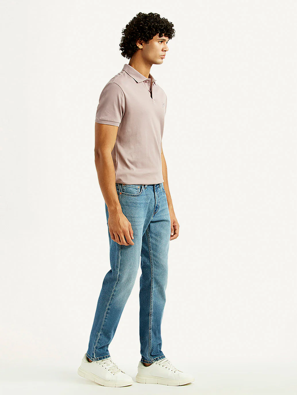Men's 511 Med Indigo Slim Fit Mid Rise Jeans - Image 6
