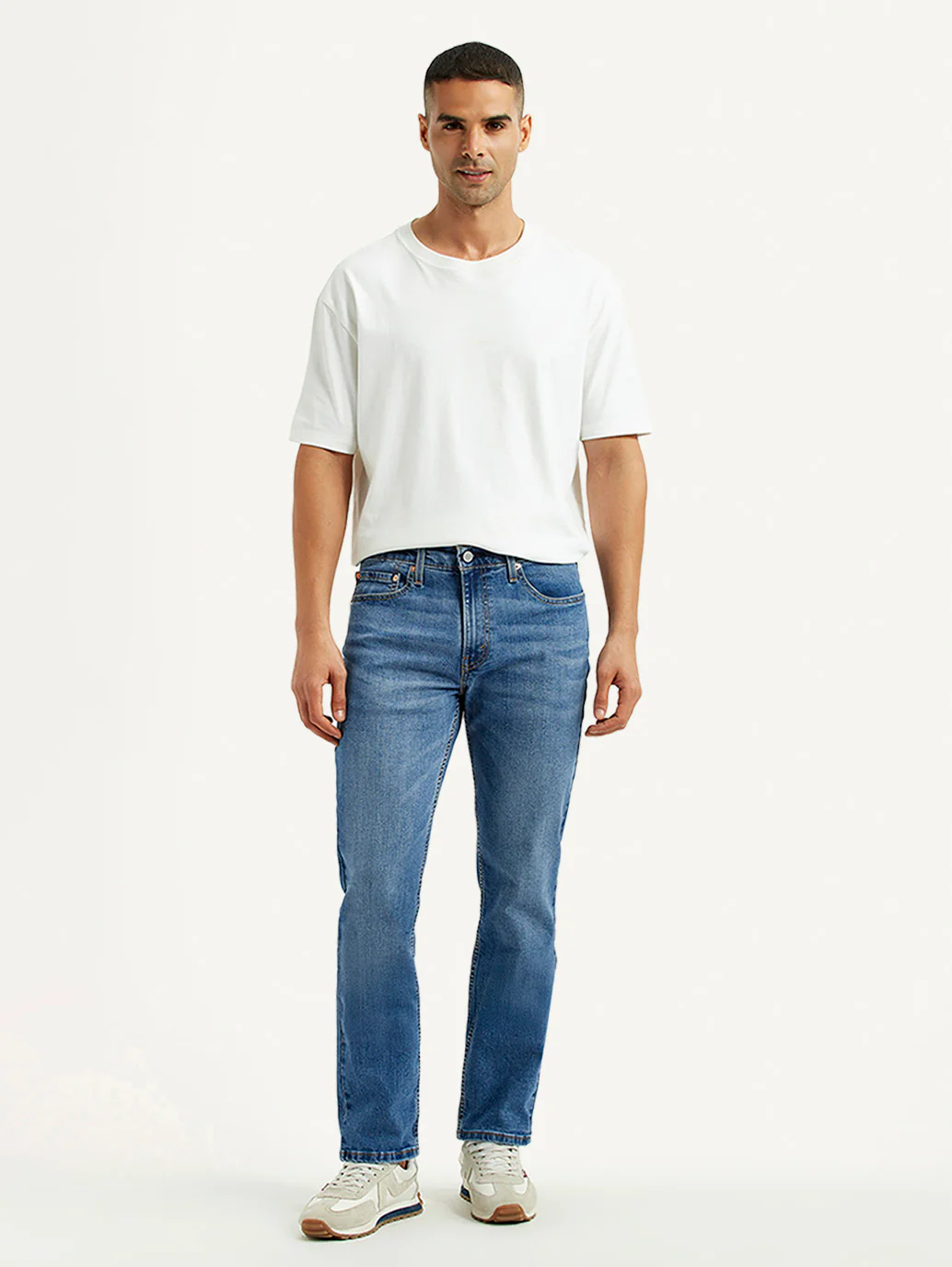 Men's 511 Med Indigo Slim Fit Mid Rise Jeans - Image 7