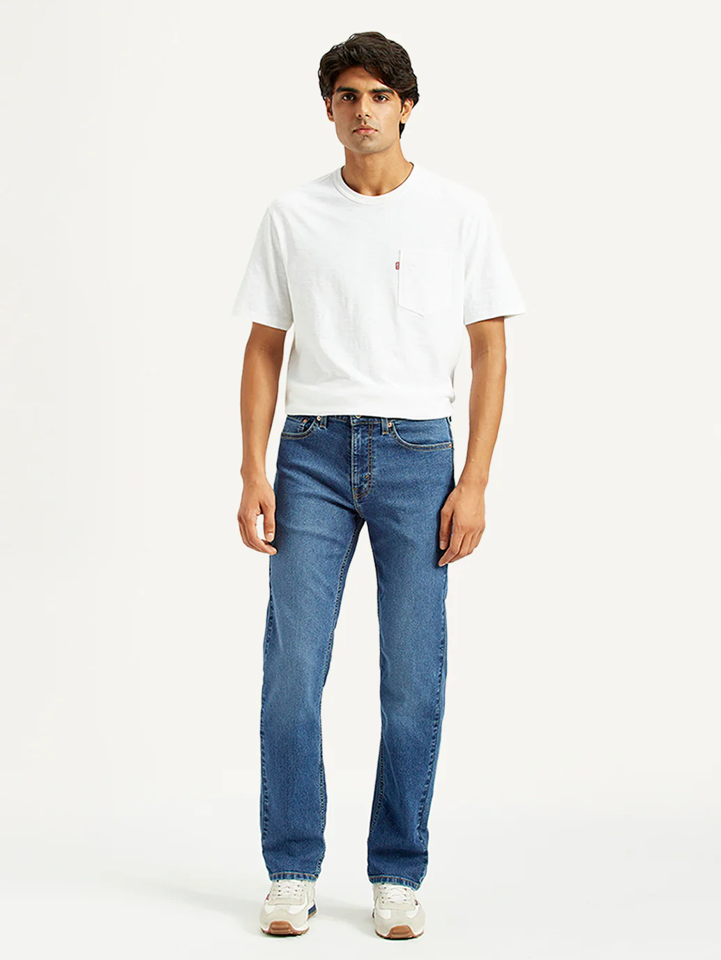 Men's 511 Med Indigo Slim Fit Mid Rise Jeans - Image 6