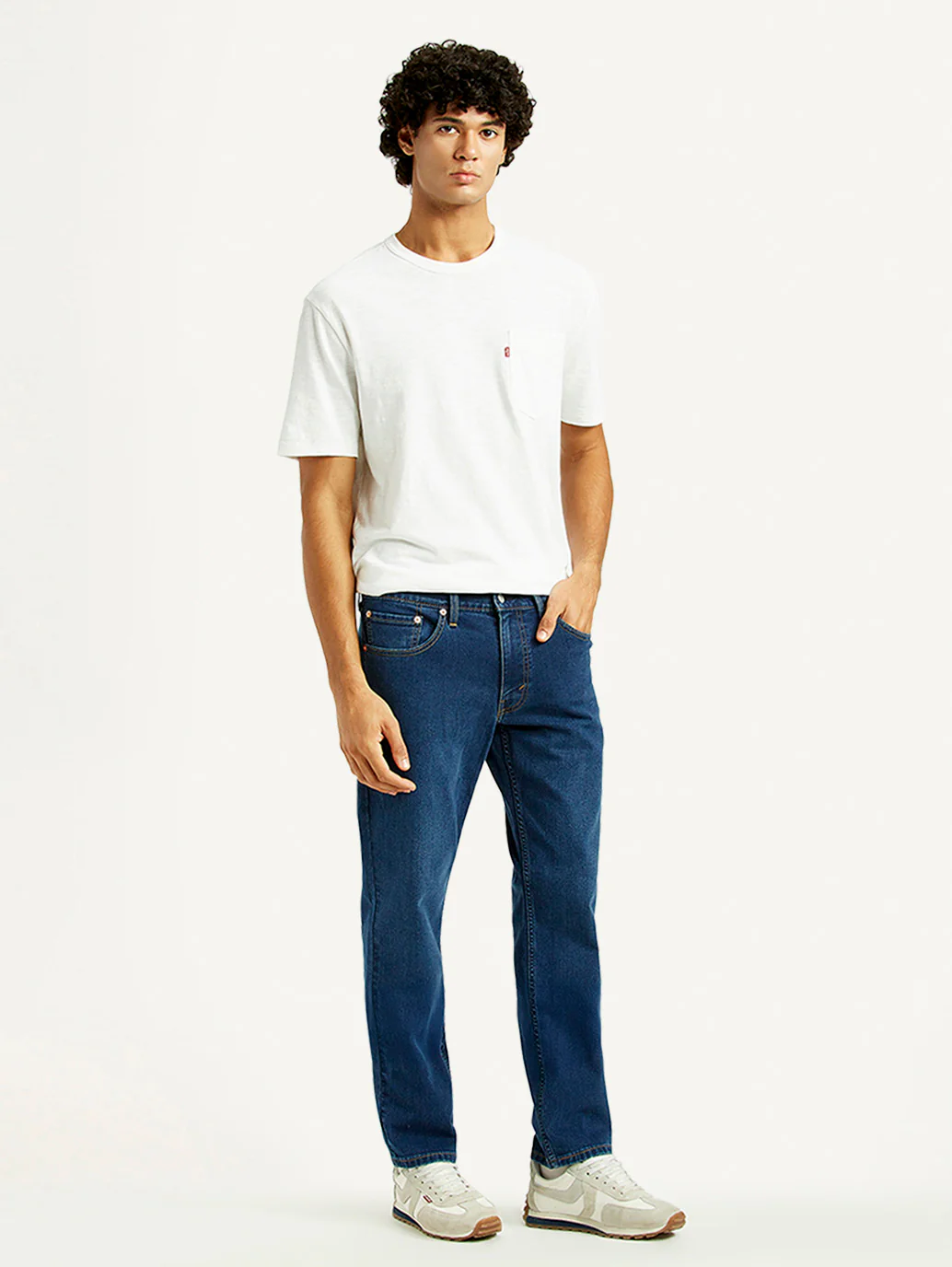Men's 511 Dark Indigo Slim Fit Mid Rise Jeans - Image 7
