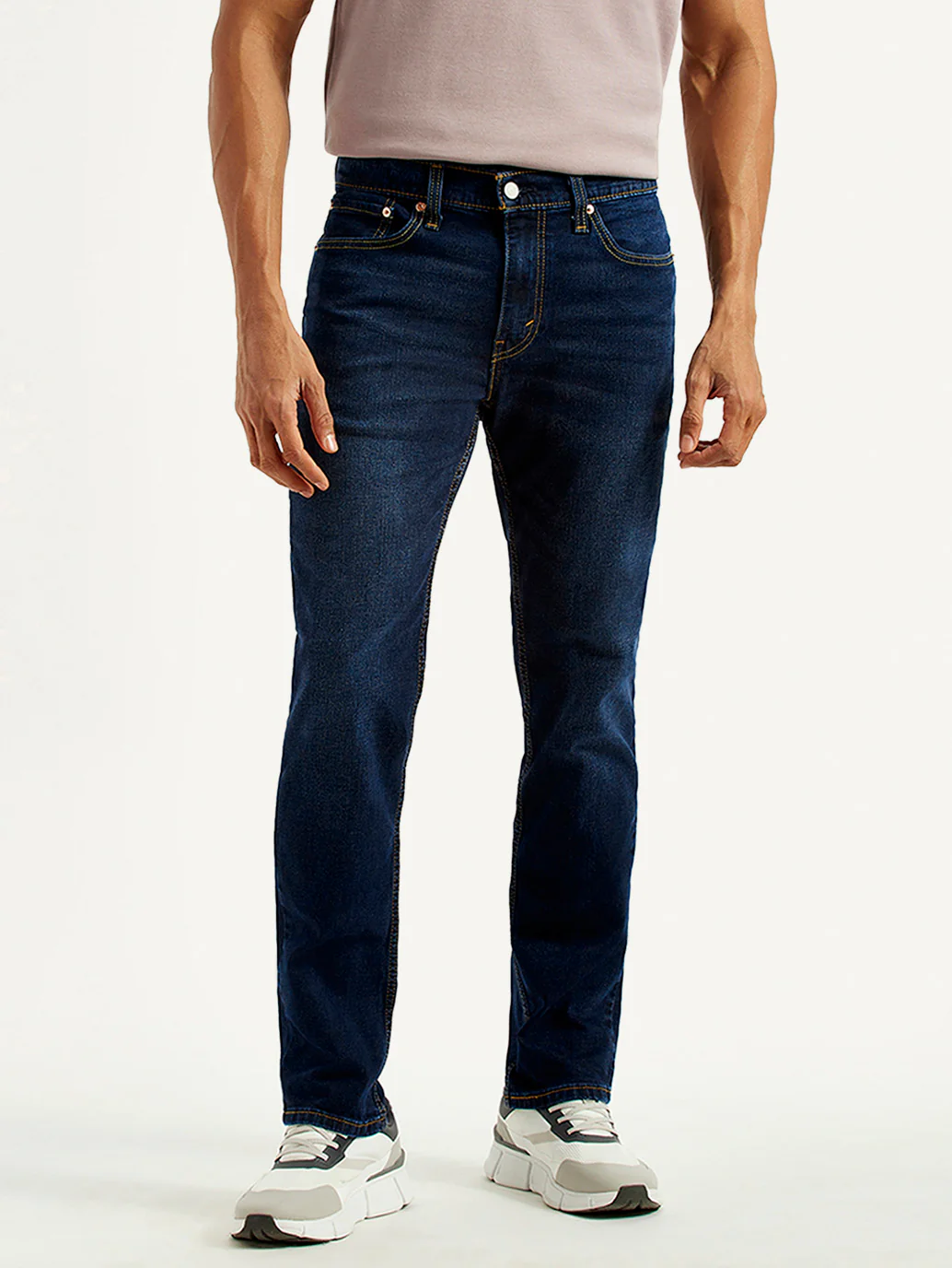 Men's 511 Dark Indigo Slim Fit Mid Rise Jeans - Image 3