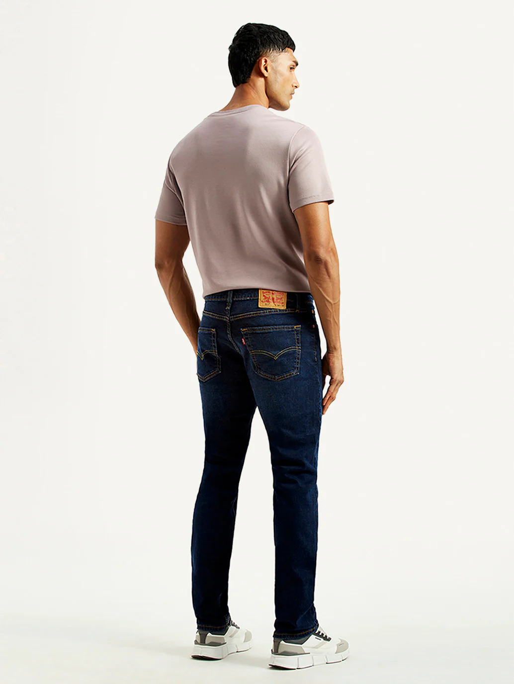 Men's 511 Dark Indigo Slim Fit Mid Rise Jeans - Image 5