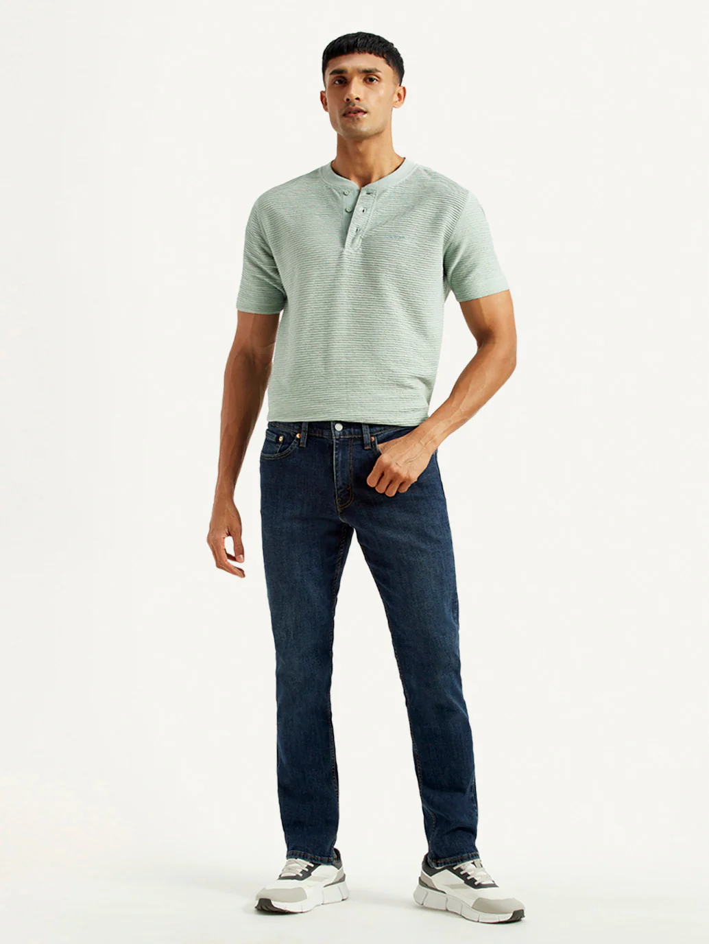 Men's 511 Dark Indigo Slim Fit Mid Rise Jeans