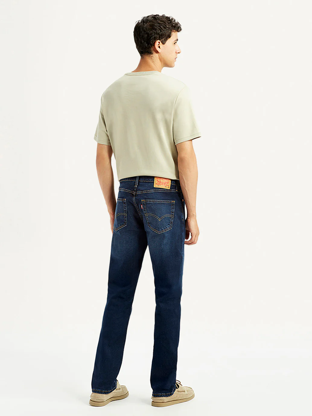 Men's 511 Dark Indigo Slim Fit Mid Rise Jeans - Image 3