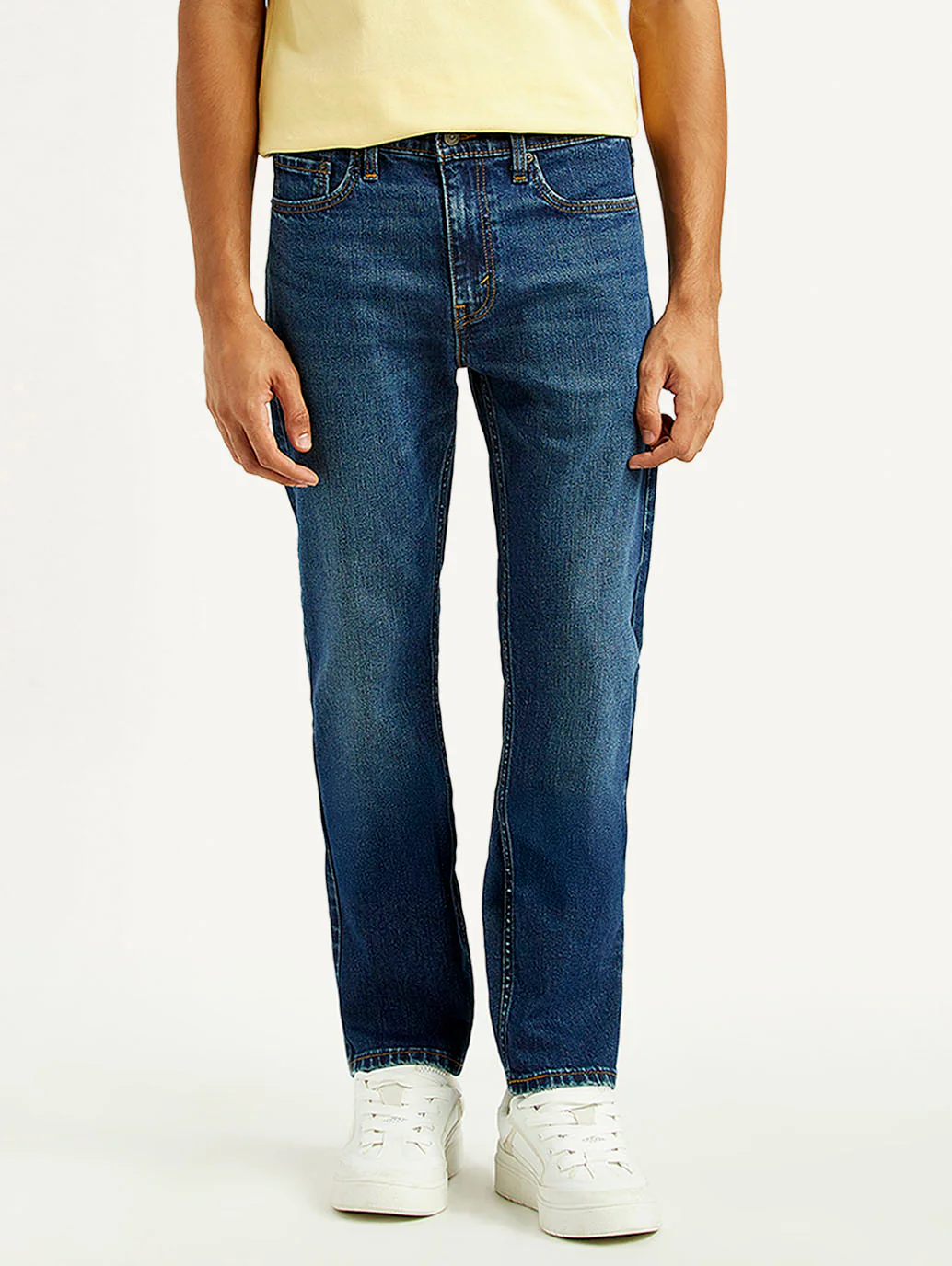 Men's 511 Dark Indigo Slim Fit Mid Rise Jeans - Image 3