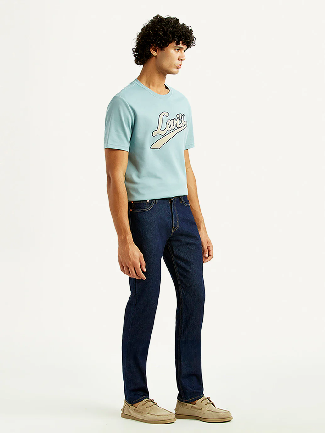 Men's 511 Dark Indigo Slim Fit Mid Rise Jeans - Image 6
