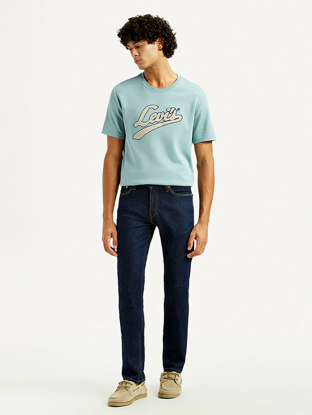 Men's 511 Dark Indigo Slim Fit Mid Rise Jeans - Image 7