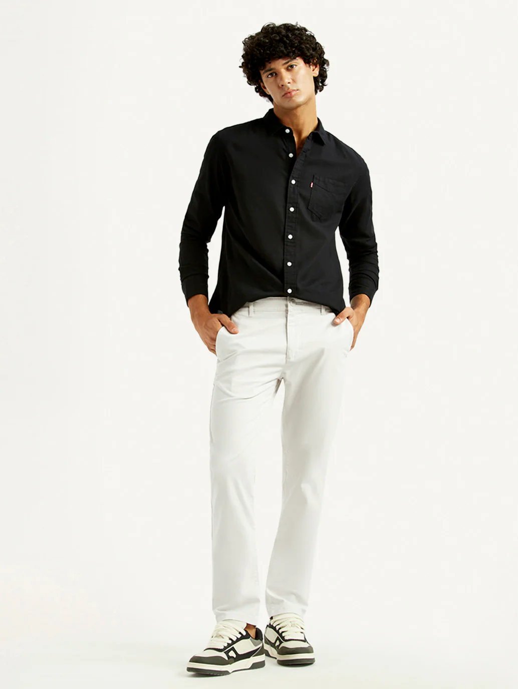 Men's 511 Off White Slim Fit Mid Rise Chinos