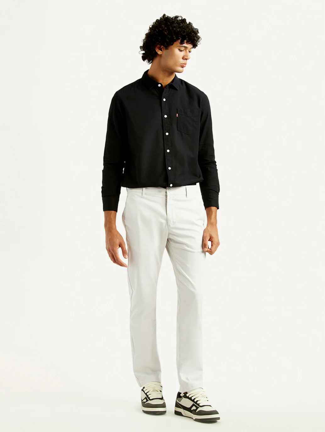Men's 511 Off White Slim Fit Mid Rise Chinos - Image 2