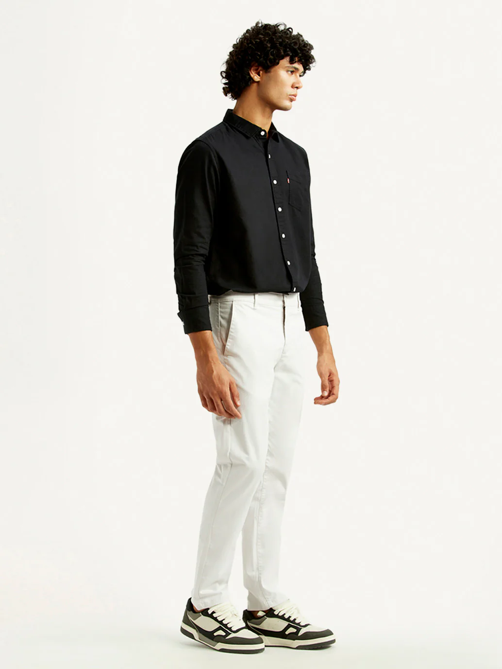 Men's 511 Off White Slim Fit Mid Rise Chinos - Image 7