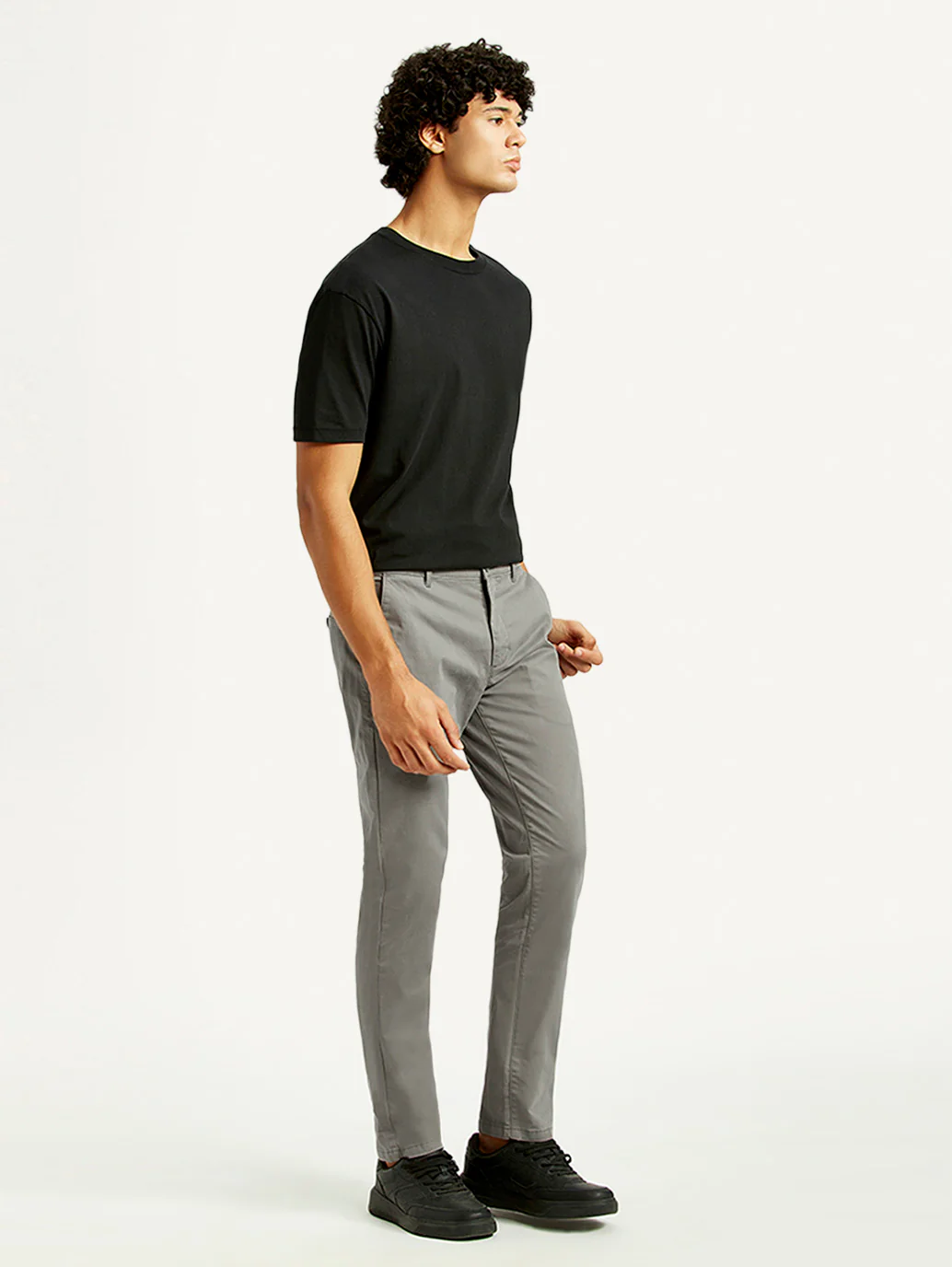 Men's 511 Grey Slim Fit Mid Rise Chinos - Image 7