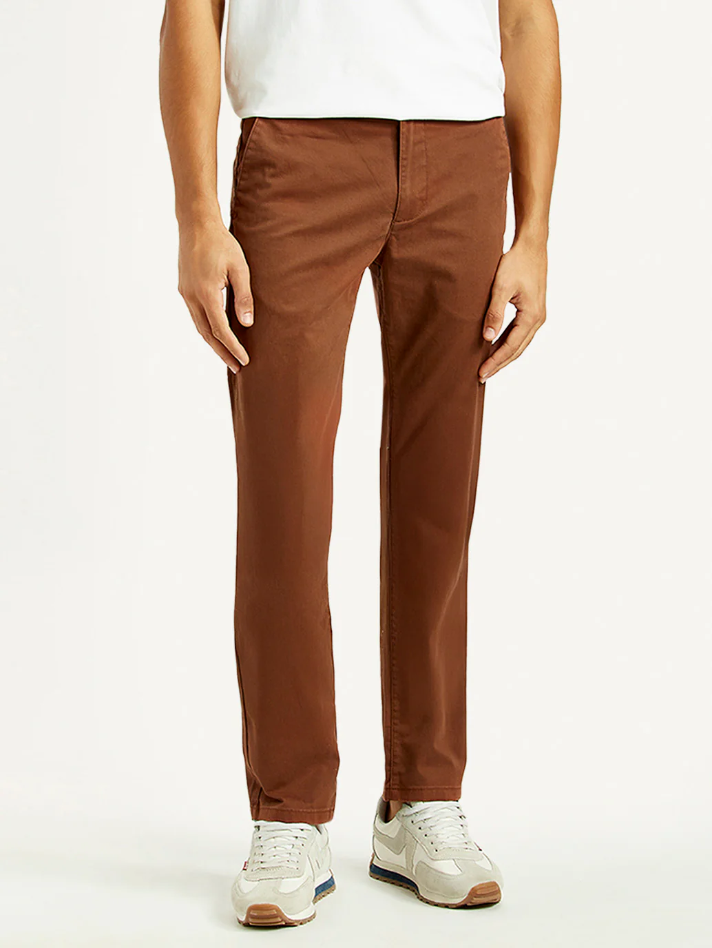 Men's 511 Brown Slim Fit Mid Rise Chinos - Image 2