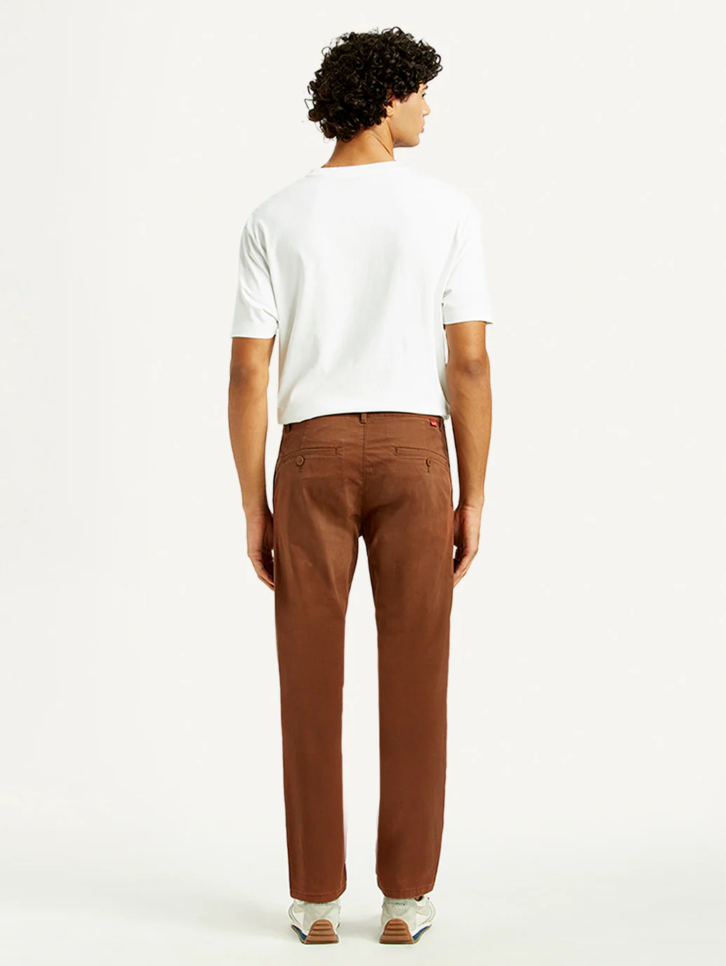 Men's 511 Brown Slim Fit Mid Rise Chinos - Image 3