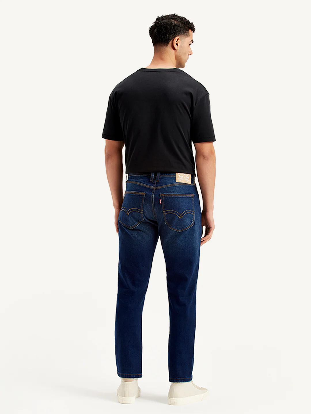 Men's 511 Navy Blue Slim Fit Mid Rise Jeans - Image 3