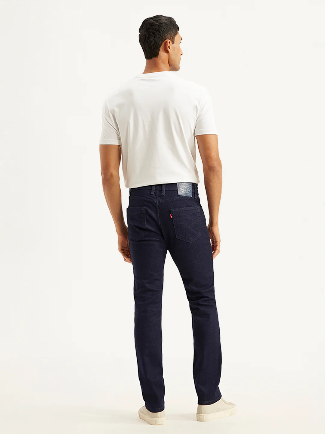 Men's 511 Navy Blue Slim Fit Mid Rise Jeans - Image 2