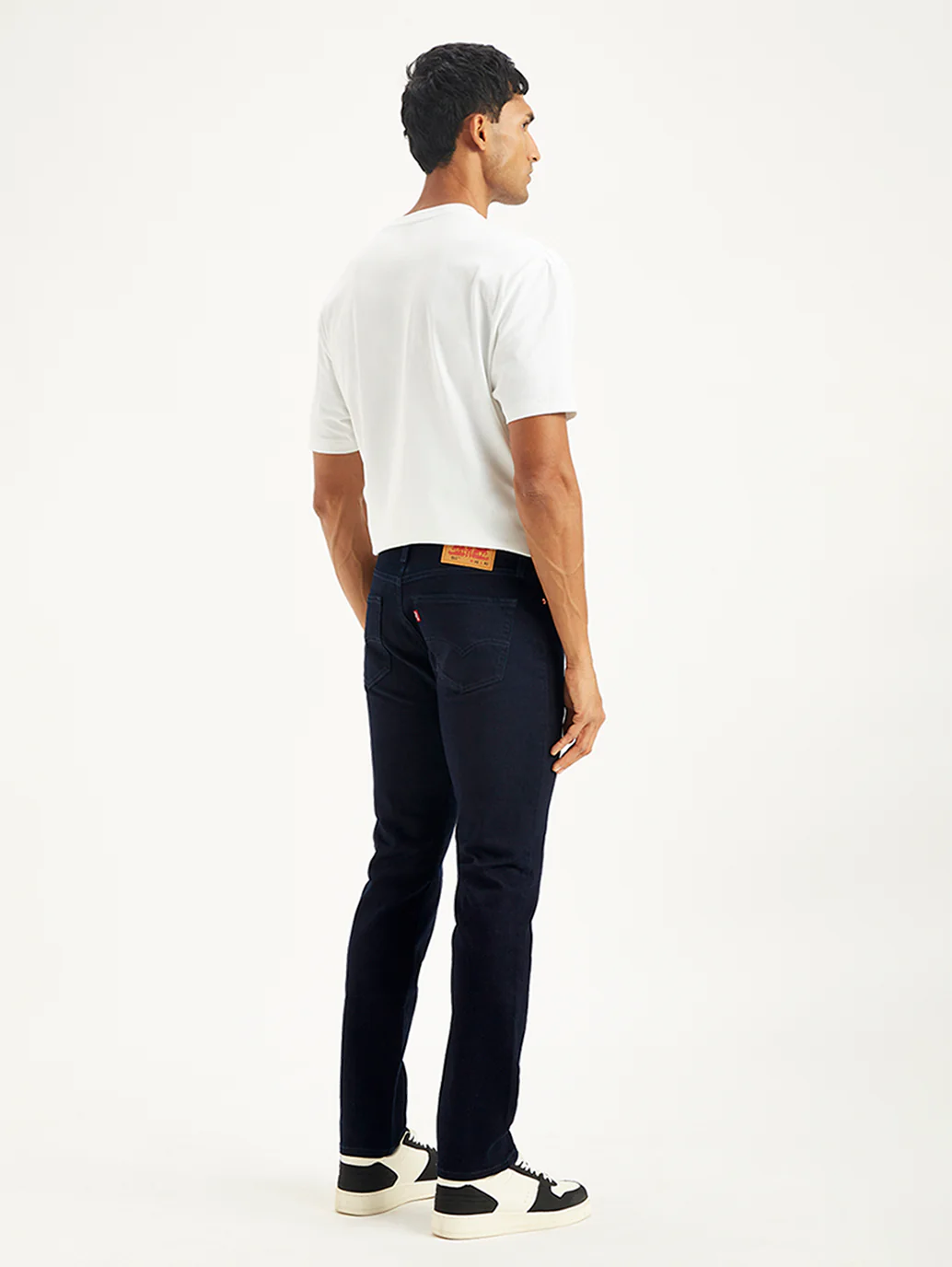 Men's 511 Navy Blue Slim Fit Mid Rise Jeans - Image 3