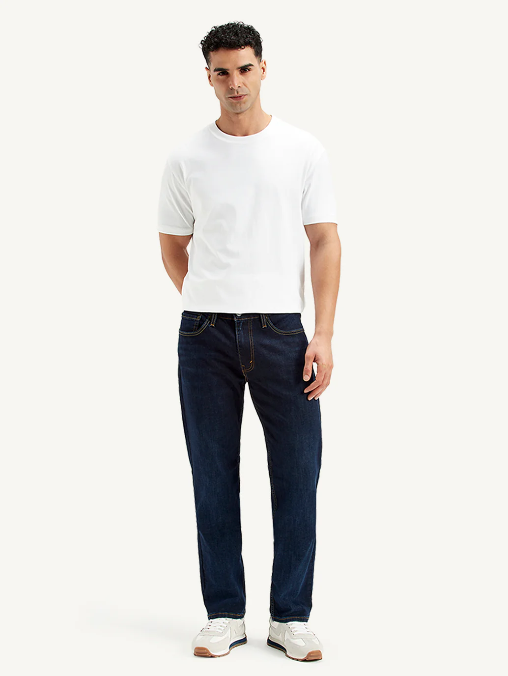 Men's 511 Navy Blue Slim Fit Mid Rise Jeans - Image 6