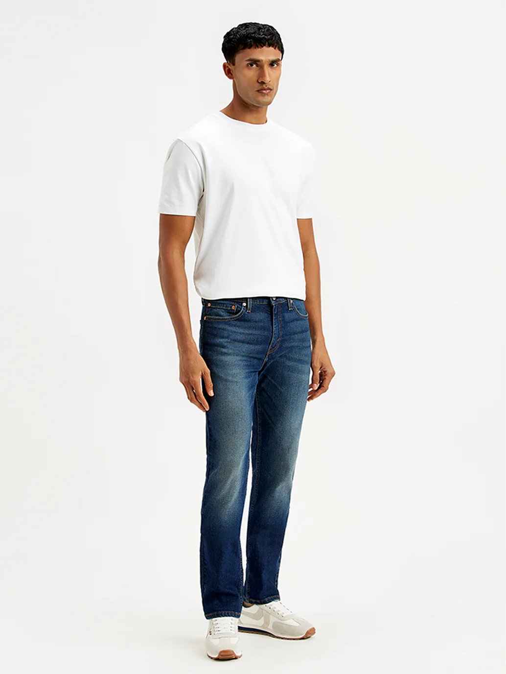 Men's 511 Navy Blue Slim Fit Mid Rise Jeans - Image 2