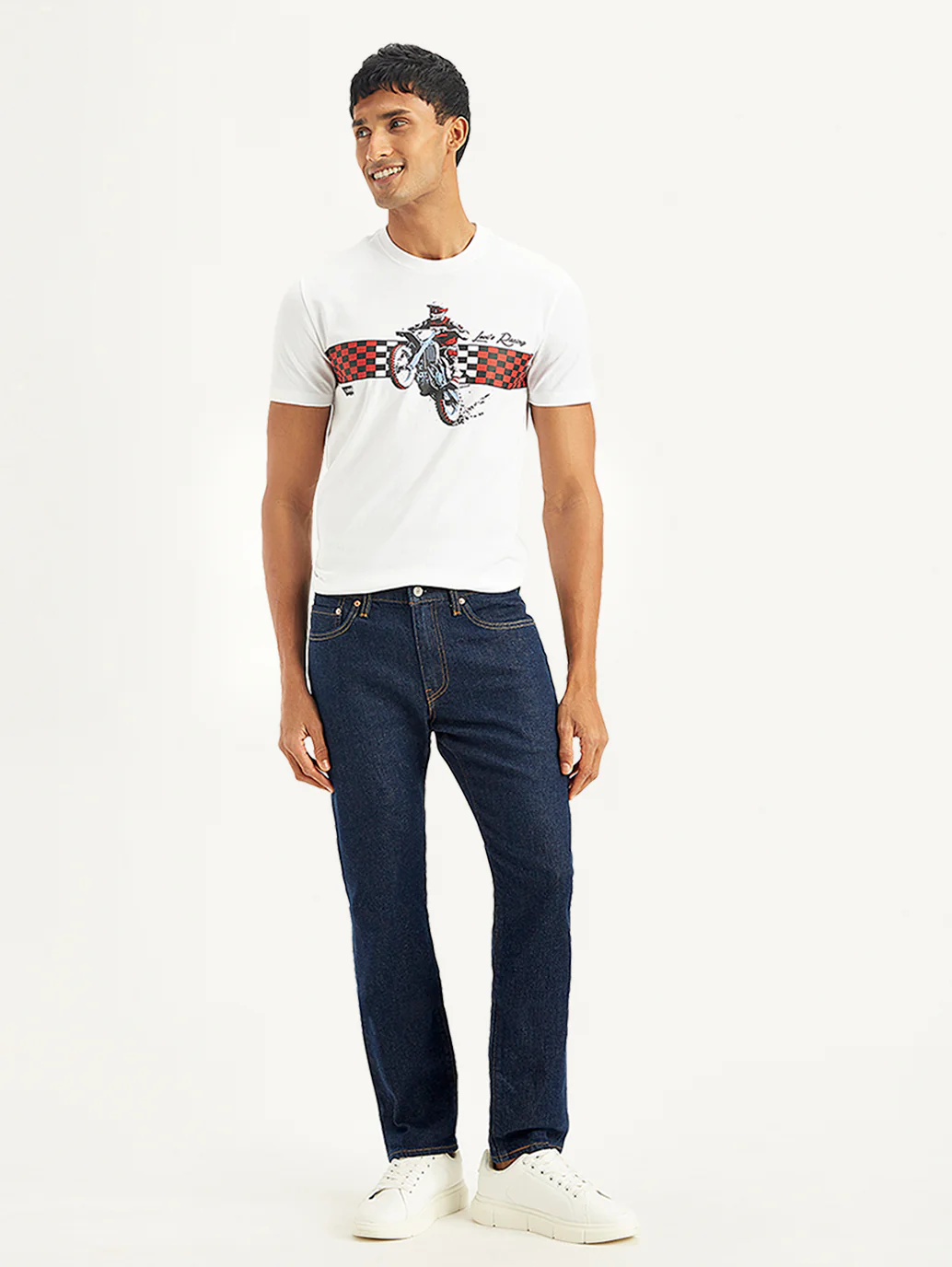 Men's 511 Navy Blue Slim Fit Mid Rise Jeans - Image 2