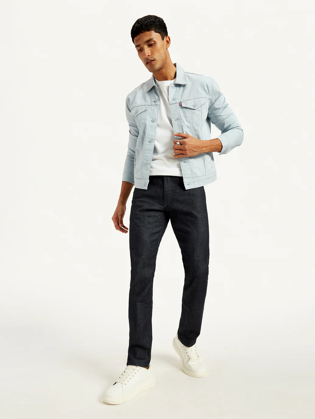 Men's 511 Navy Blue Slim Fit Mid Rise Jeans