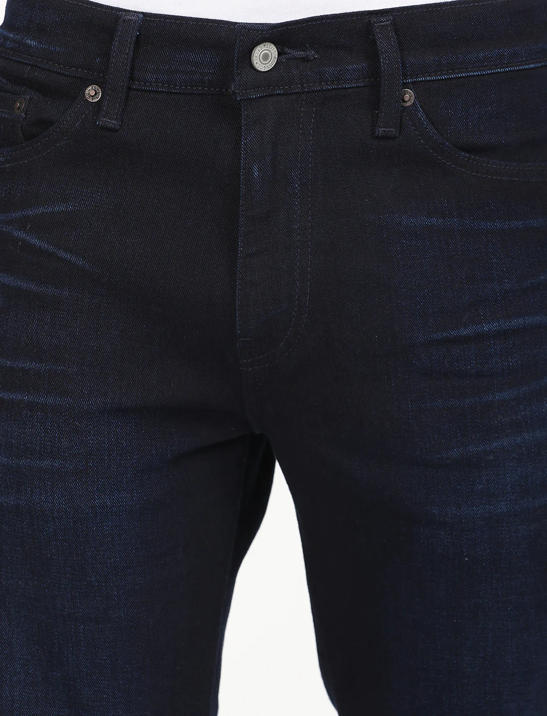 Men's 511 Navy Blue Slim Fit Mid Rise Jeans - Image 6