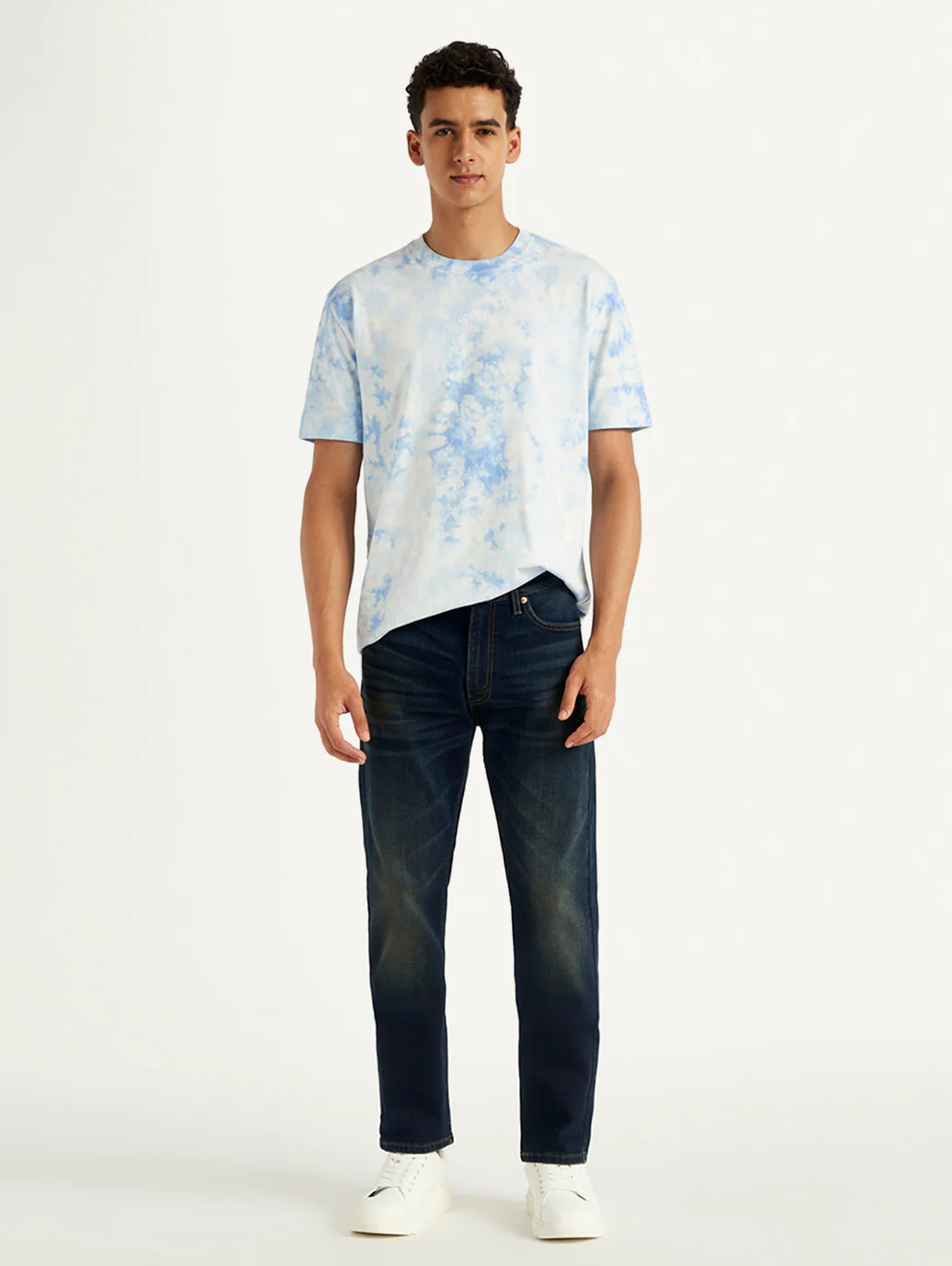 Men's 511 Navy Blue Slim Fit Mid Rise Jeans