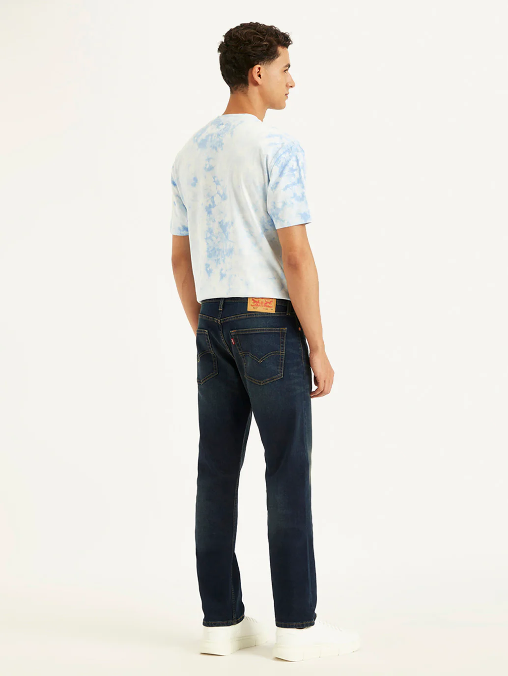 Men's 511 Navy Blue Slim Fit Mid Rise Jeans - Image 2