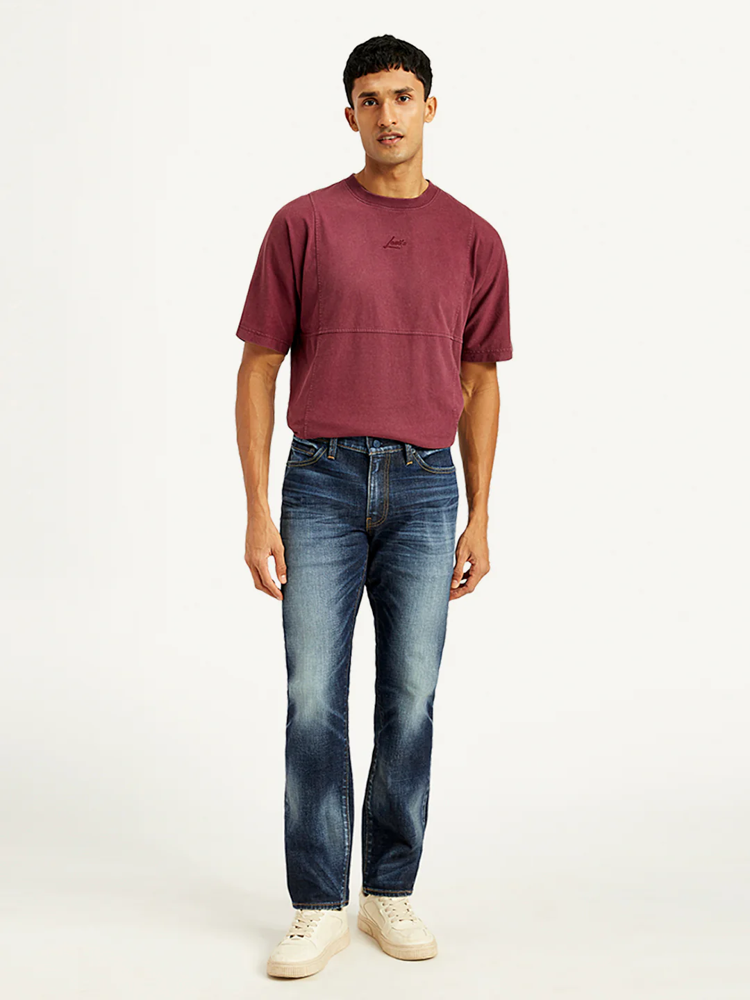 Men's 511 Navy Blue Slim Fit Mid Rise Jeans - Image 2