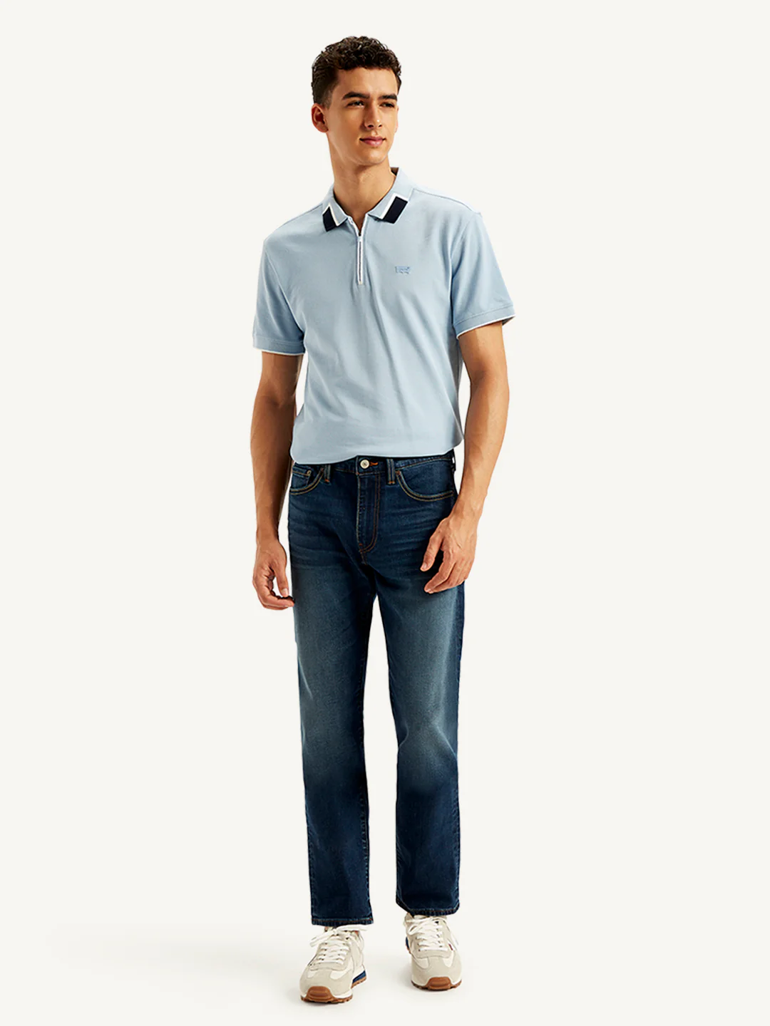 Men's 511 Navy Blue Slim Fit Mid Rise Jeans - Image 2