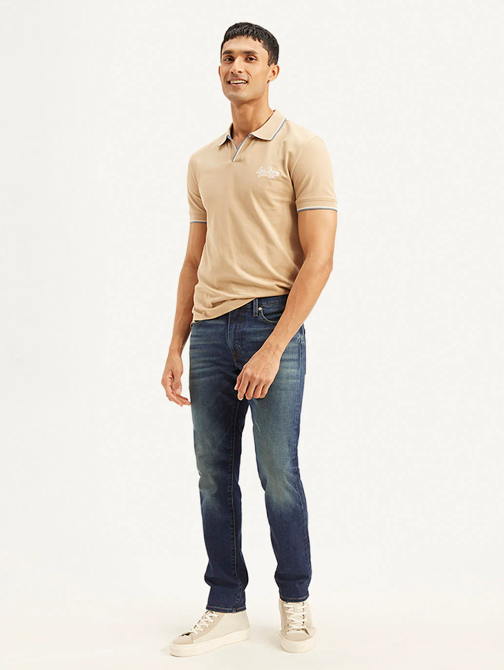 Men's 511 Navy Blue Slim Fit Mid Rise Jeans