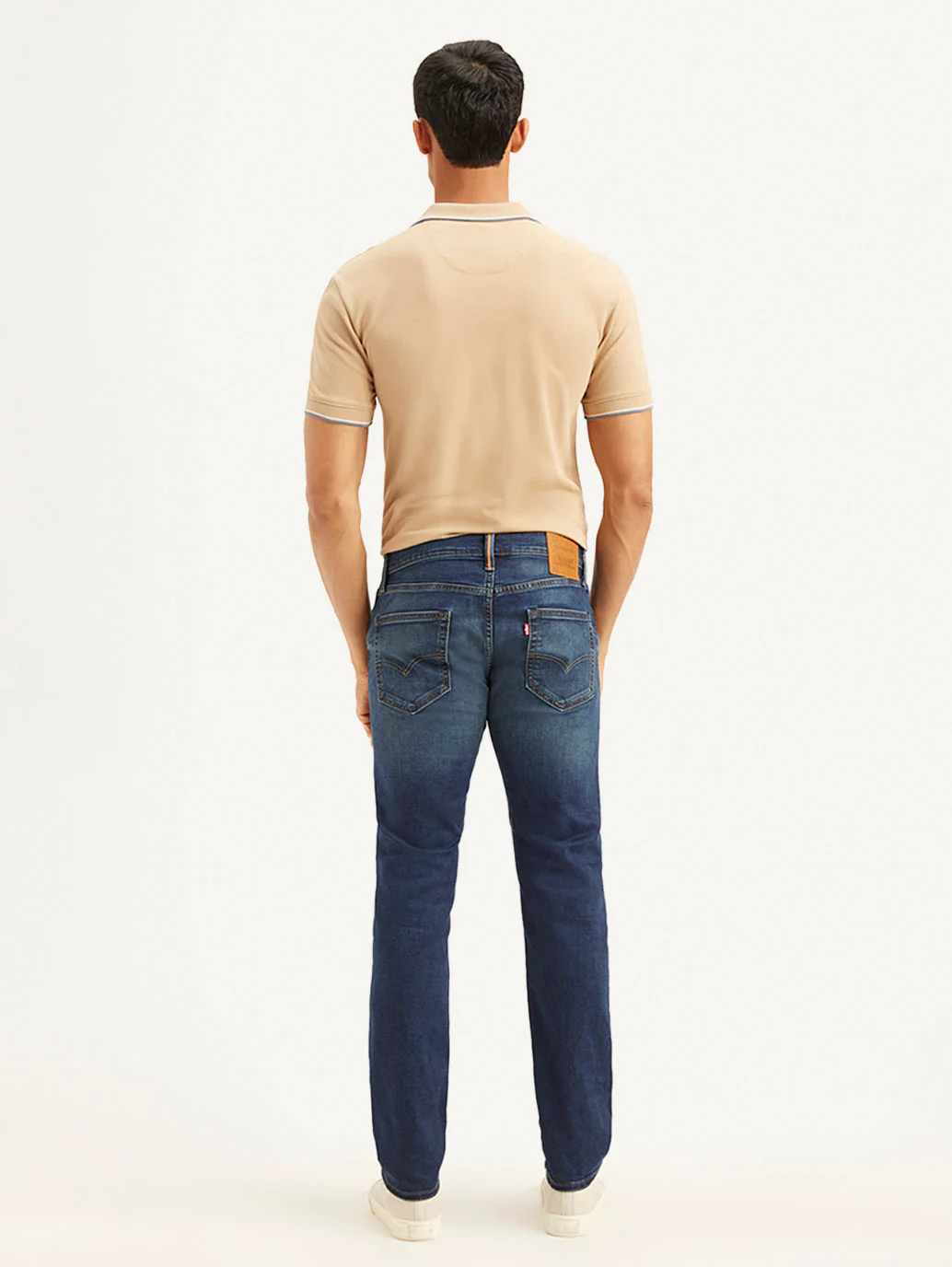 Men's 511 Navy Blue Slim Fit Mid Rise Jeans - Image 3