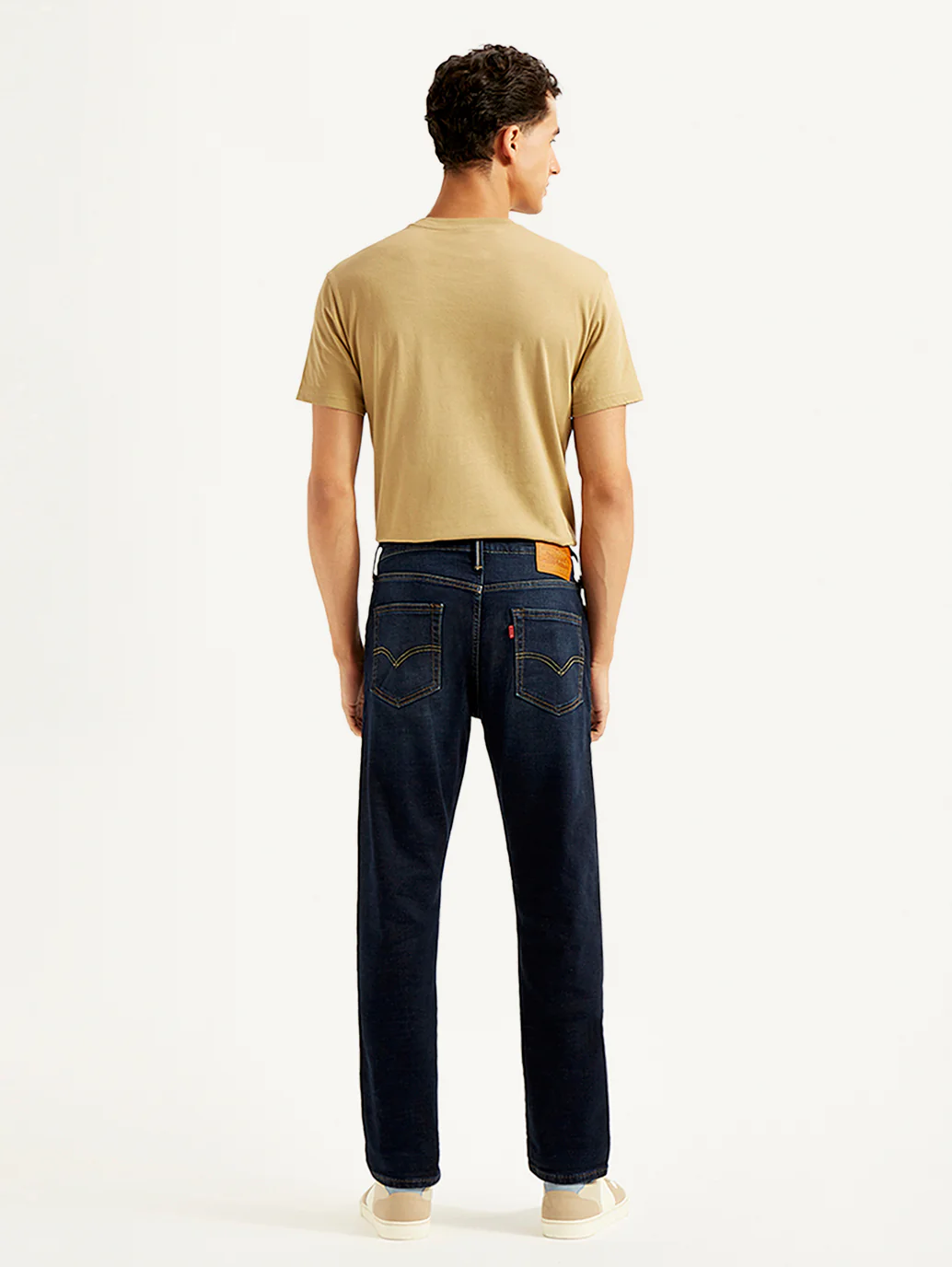 Men's 511 Navy Blue Slim Fit Mid Rise Jeans - Image 3