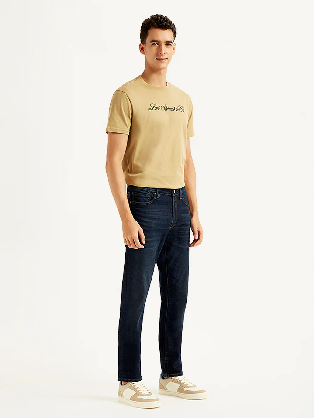 Men's 511 Navy Blue Slim Fit Mid Rise Jeans - Image 6