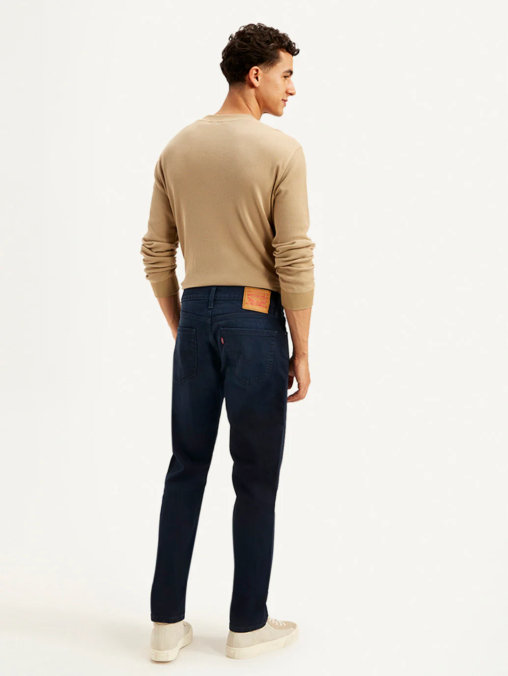 Men's 511 Navy Blue Slim Fit Mid Rise Jeans - Image 3