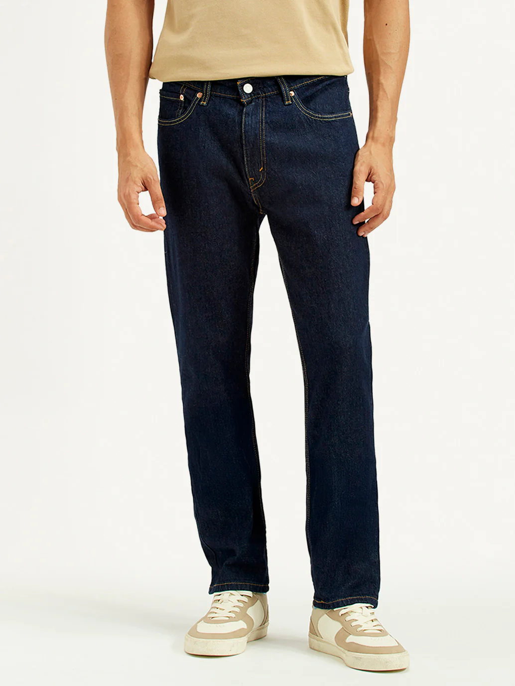 Men's 511 Navy Blue Slim Fit Mid Rise Jeans - Image 2