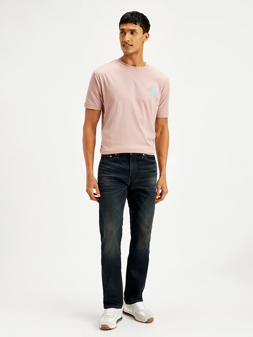 Men's 511 Navy Blue Slim Fit Mid Rise Jeans - Image 5