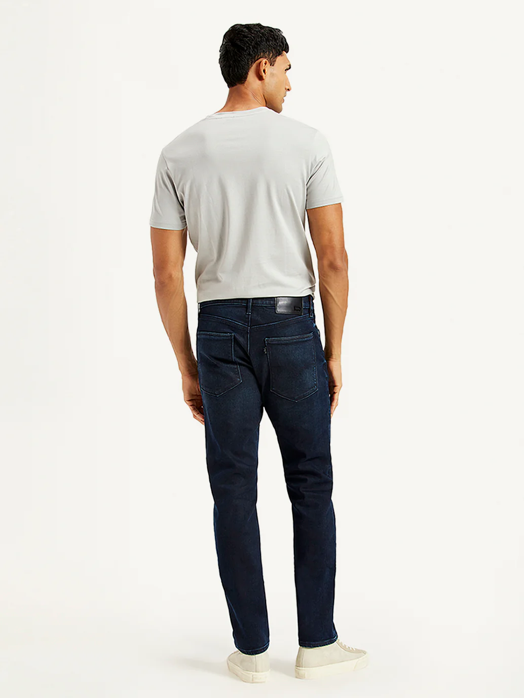 Men's Redloop 511 Navy Blue Slim Fit Mid Rise Jeans - Image 3