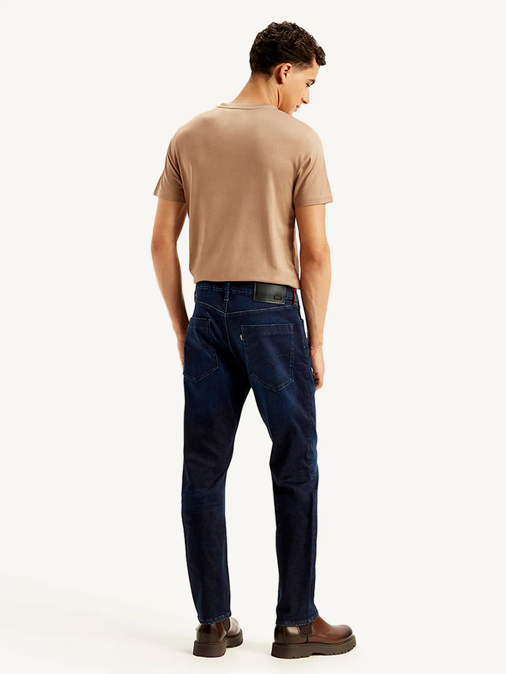 Men's Redloop 511 Navy Blue Slim Fit Mid Rise Jeans - Image 5