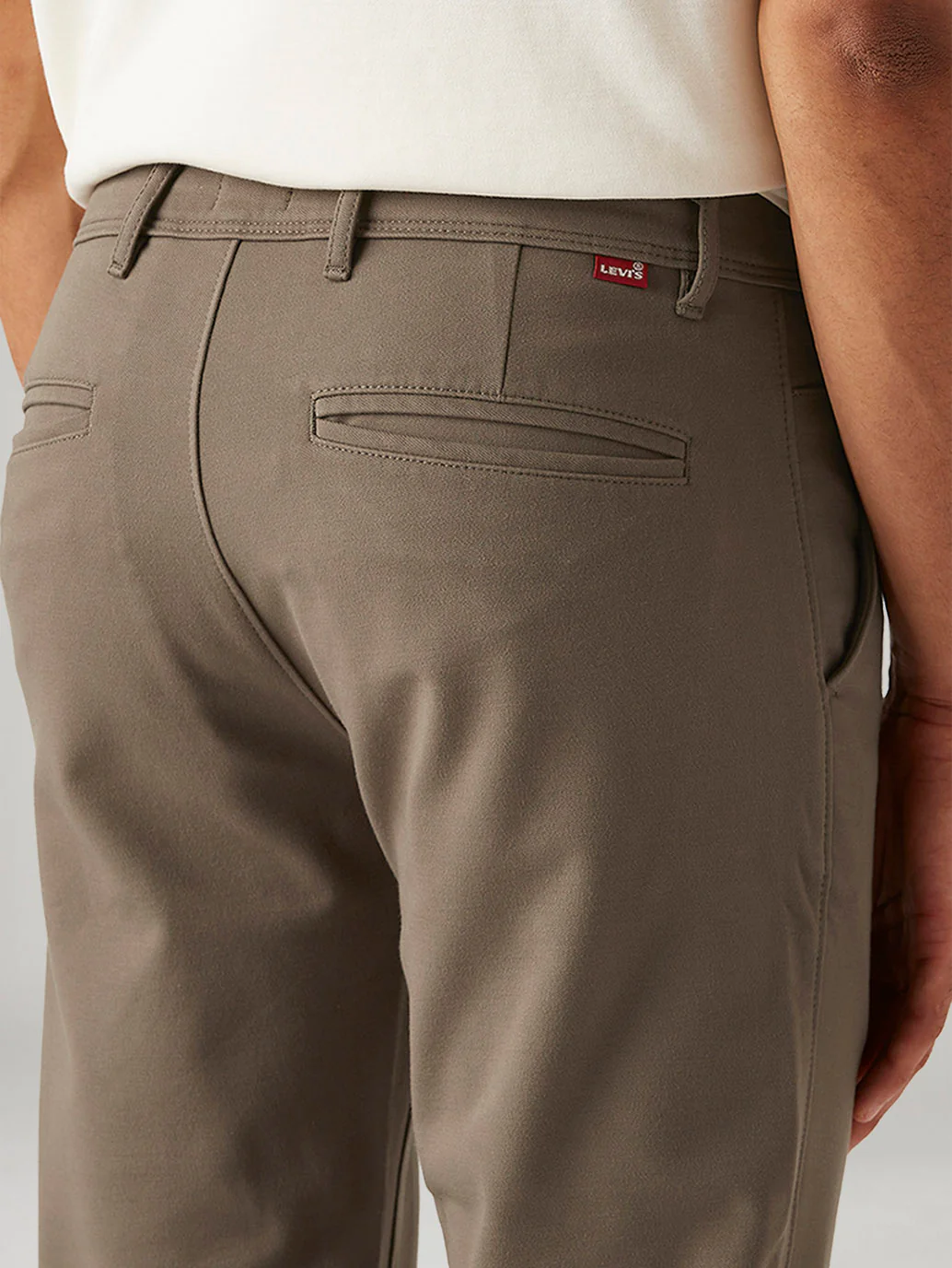 Men's 511 Taupe Slim Fit Mid Rise Tech Pant - Image 5