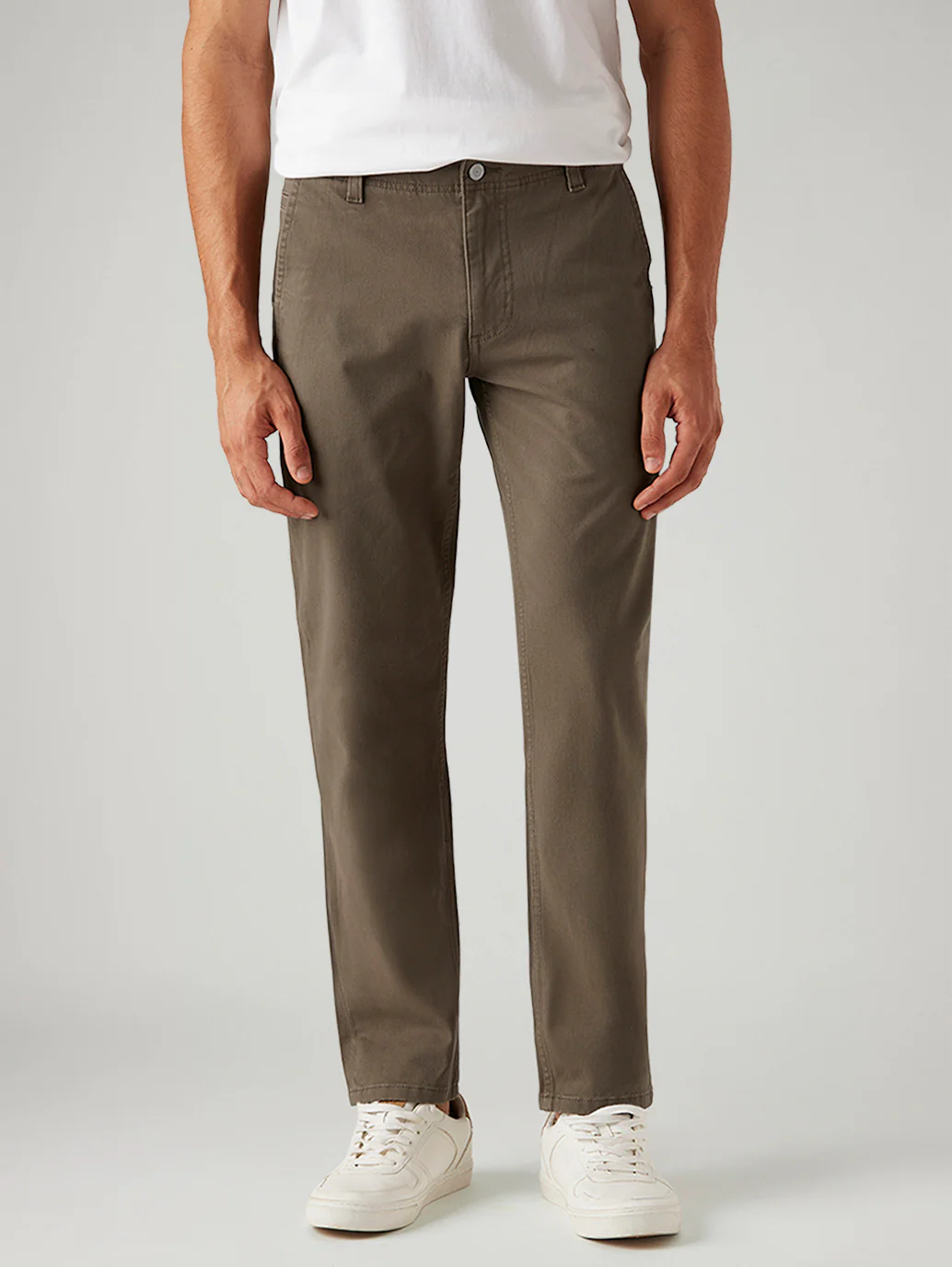 Men's 511 Taupe Slim Fit Hyper Stretch Chinos - Image 2