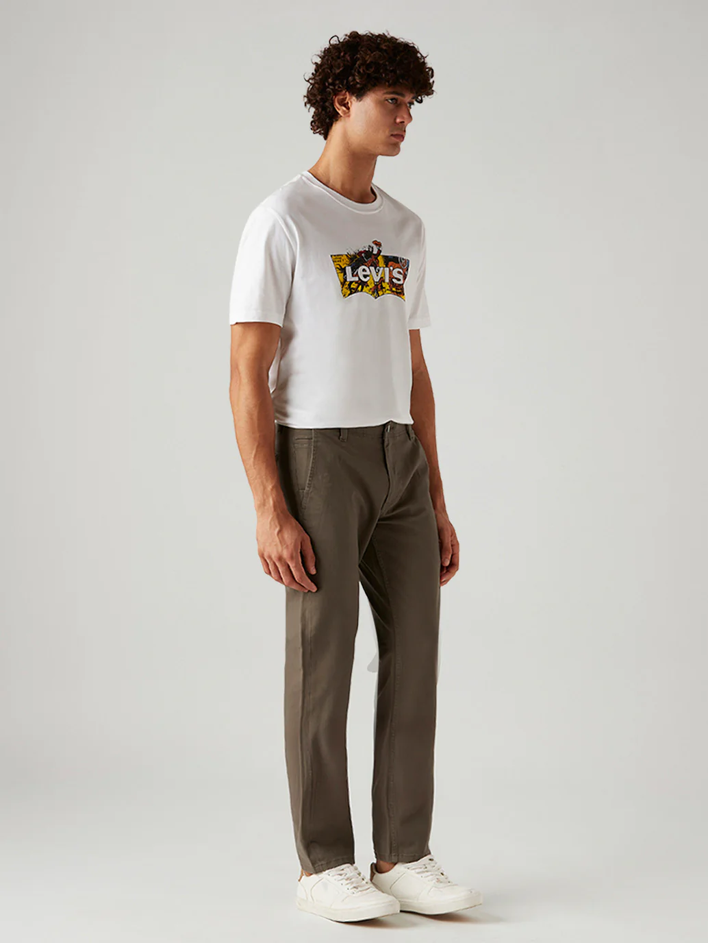 Men's 511 Taupe Slim Fit Hyper Stretch Chinos - Image 6