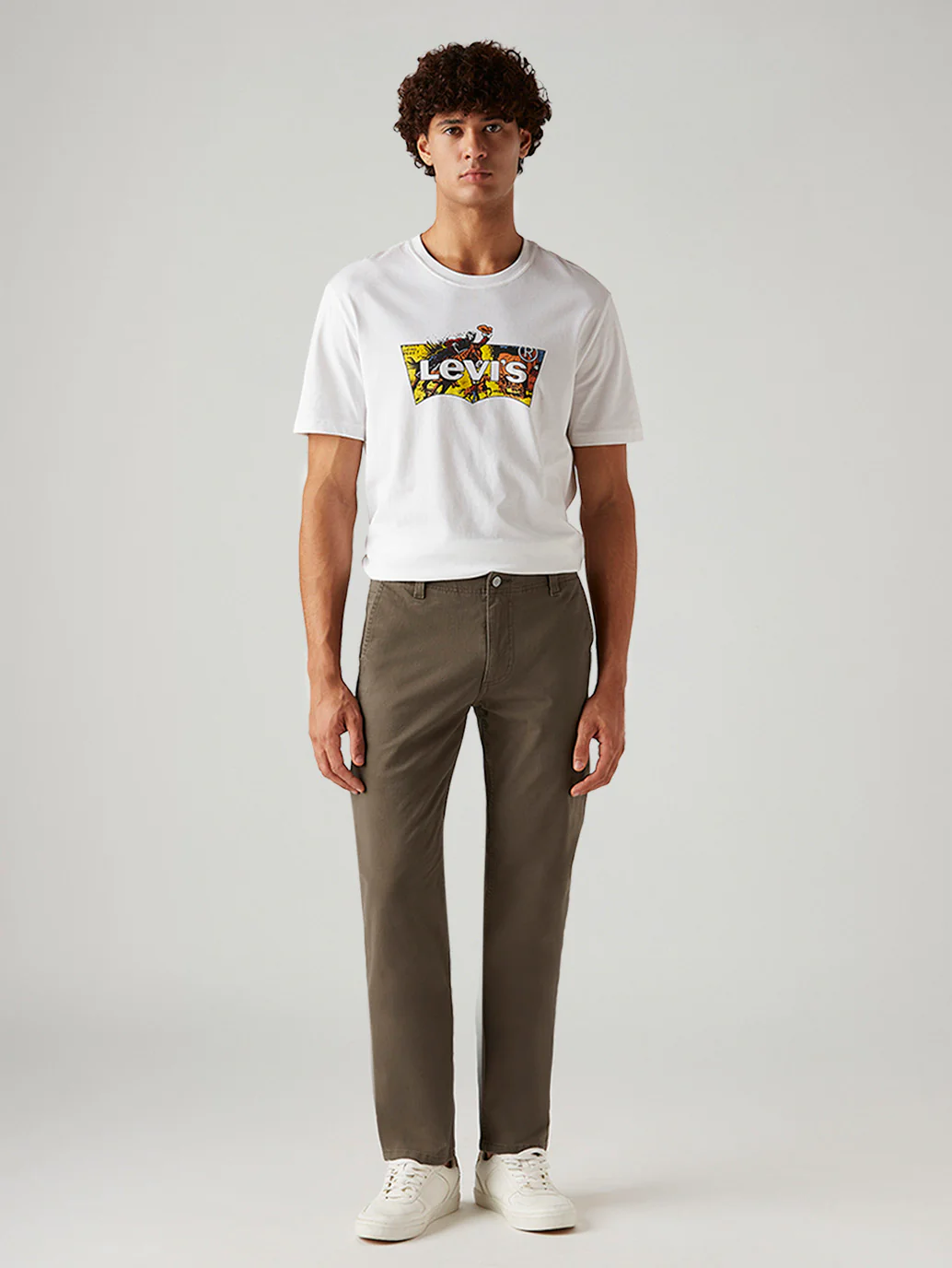 Men's 511 Taupe Slim Fit Hyper Stretch Chinos - Image 7